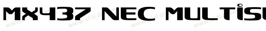 Mx437 NEC MultiSpeed字体转换